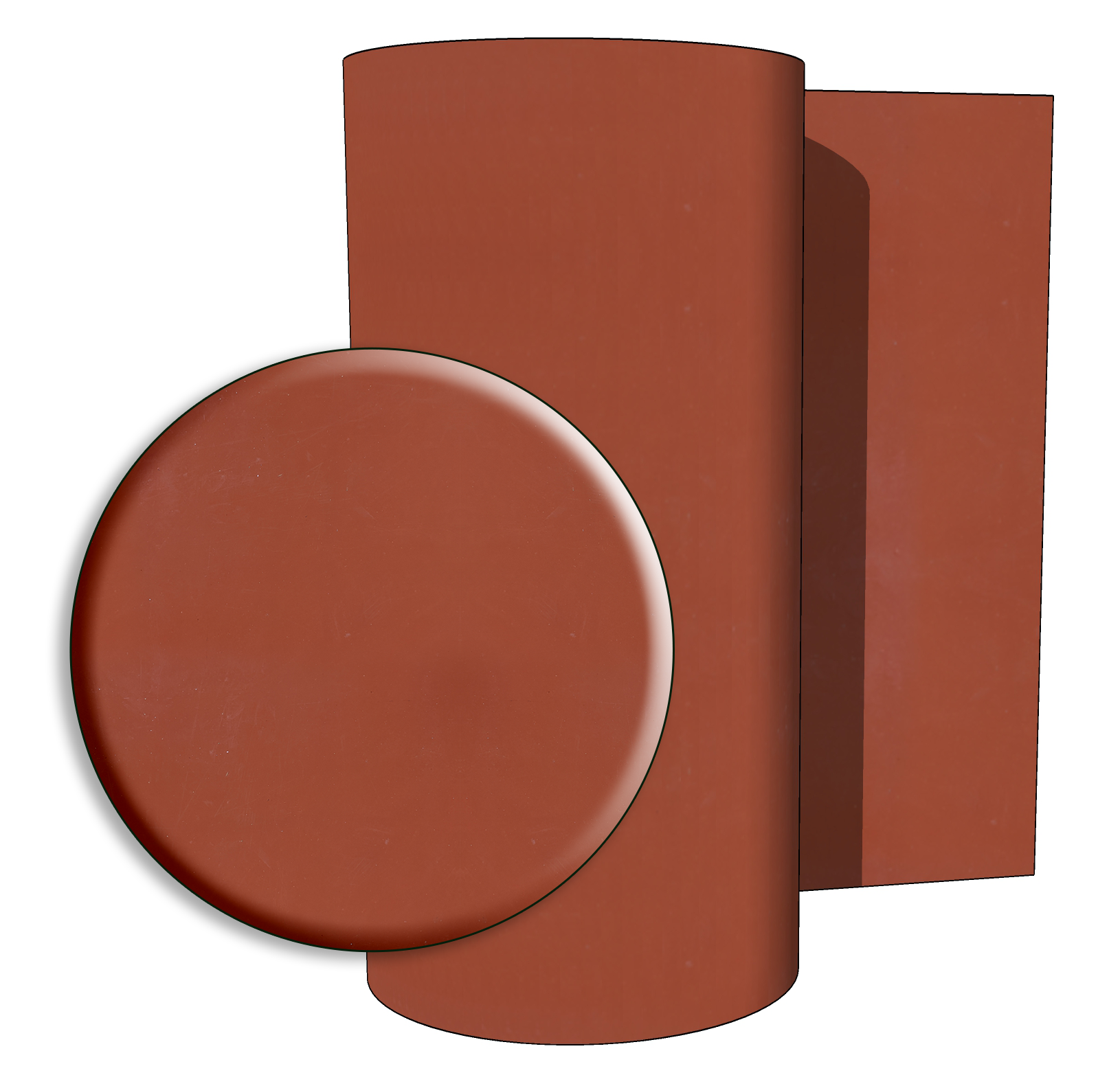 Picture for blog Style 0710 - Red Rubber Cloth Finish